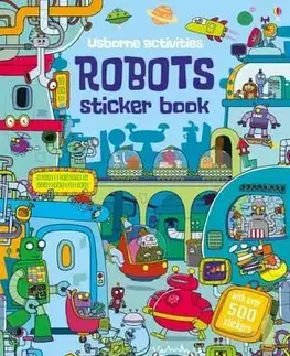 V cudzom jazyku Robots Sticker Book - Kirsteen Robson,Seb Burnett