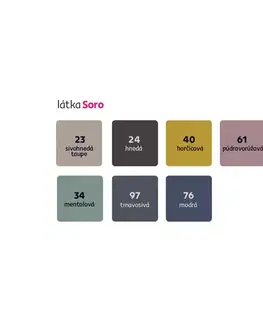 Sedacie súpravy KONDELA Jogi Roh P rohová sedačka s rozkladom a úložným priestorom hnedá / čierna