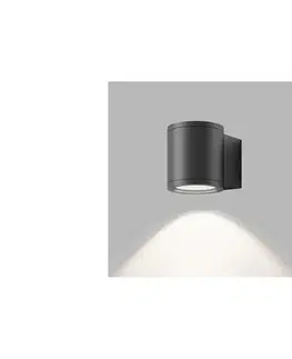 Svietidlá LED2 - Vonkajšie nástenné svietidlo MIDO 1xGU10/50W/230V antracit IP54 LED2 5131504