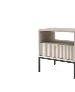 Nočné stolíky ArtPS Nočný stolík MONA S-54 | cashmere