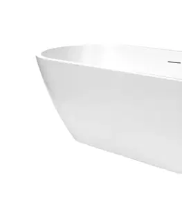 Vane Voľne stojaca vaňa SAT Dua 170x75 cm akrylát ľavá aj pravá SATDUA1700 SATDUA1700
