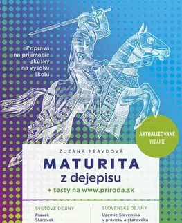 Prijímačky na stredné školy Maturita z dejepisu + testy na webe - Zuzana Pravdová