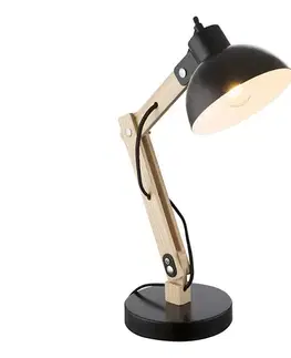 Lampy Globo 21504 - Stolná lampa TONGARIRO 1xE27/40W/230V