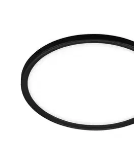 Svietidlá Briloner 3642-415 - LED Kúpeľňové stropné svietidlo SLIM LED/19W/230V IP44 čierna 3642-415