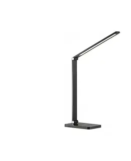 Lampy  Stmievaná LED stolná lampa s bezdrôtovým nabíjaním NOBLITE Q LED/7W/230V 3000/4000/6500K čierna 004983
