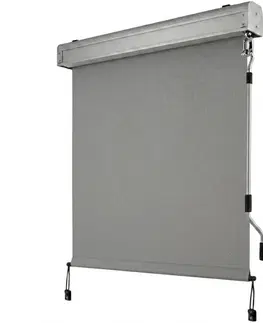 Záhradné slnečníky a doplnky Vertikálna markíza Tacoma 160 cm, sivá, 160 cm