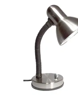 Lampy Prezent Stmievateľná stolná lampa KADET–S 1xE27/40W/230V matný chróm 3092MCR