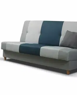 Pohovky na spanie Sedačka Twist modrá