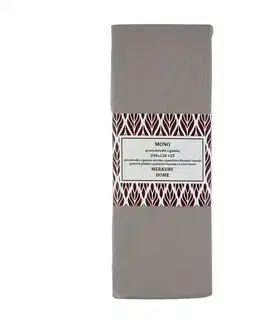 Bytový textil Napínacia plachta Mono bavlna svetlosivá 220x200 + 25 Merkury Home