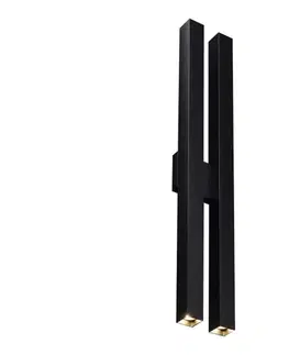 Svietidlá -  4706 - Nástenné svietidlo DOHA 4xGU10/15W/230V čierna 4706