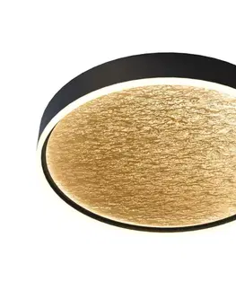 Svietidlá Wofi 9002-104L-LED Stmievateľné stropné svietidlo BORDEAUX LED/60W/230V čierna/zlat 9002-104L