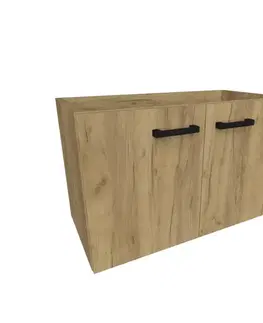 Skrinky pod umývadlo Skrinka pod umývadlo Paris 80 cm zlatý dub