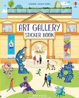 V cudzom jazyku Art Gallery Sticker Book - Abigail Wheatley,Mab Heloise
