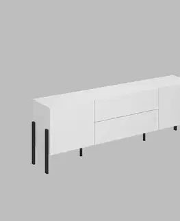 TV stolíky DEKTON 40 televízny stolík, biela