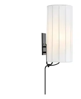 Svietidlá Markslöjd 108960 - Nástenné svietidlo HIKARI 1xE27/60W/230V biela/čierna 108960
