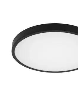 Svietidlá BRILAGI - LED kúpeľňové stropné svietidlo so senzorom ZENNA LED/12W/230V pr. 25 cm IP44 čierne BRW3090-12W/HF/CR