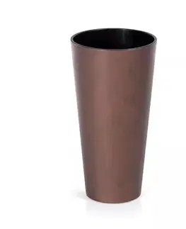 Kvetináče a truhlíky NABBI DTUS150C plastový kvetináč 15 cm hrdzavá