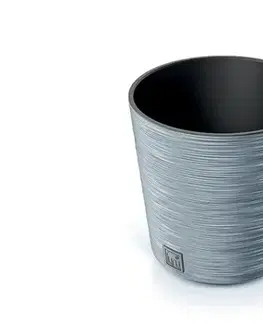 Záhradné kvetináče ProsperPlast Kvetináč FURU ROUND | betón 25 cm