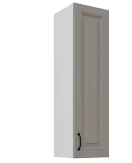 Kuchynské skrinky visiace Skrinka do kuchyne Stilo claygrey/biely 30G-108 1F