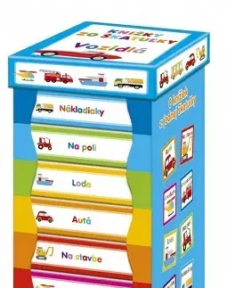 Leporelá, krabičky, puzzle knihy Knižky zo škatuľky: Dopravné prostriedky