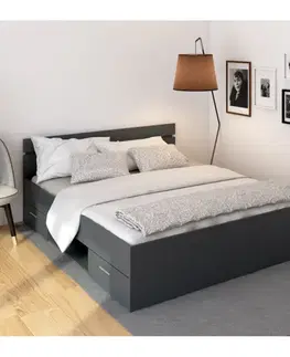 Postele Postel s úložným priestorom MICHIGAN NEW 160 Tempo Kondela