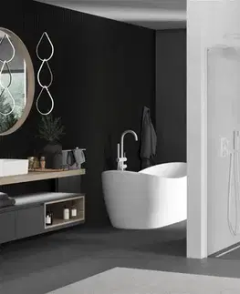 Sprchové dvere MEXEN/S - KiotoL Sprchová zástena WALK-IN 110 x 200, transparent, biała 800-110-103-20-06