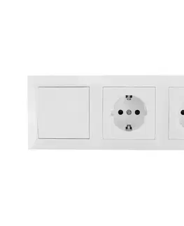 Predlžovacie káble  B.V.  - SADA 2x domových zásuviek so spínačom 2x16A/250V SCHUKO B20101LVG