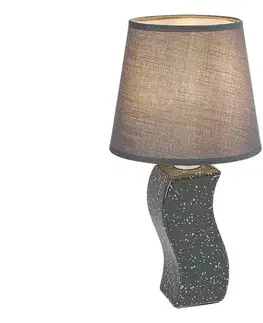 Lampy Rabalux 74073 - Stolná lampa DAYAMI 1xE14/40W/230V sivá 74073