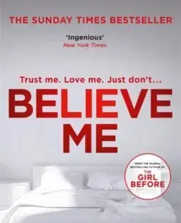 Cudzojazyčná literatúra Believe Me - JP Delaney