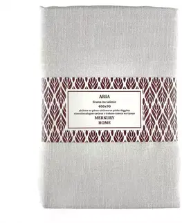 Záclony do obývačky Záclona na páske ARIA polyester ecru 400x90 Merkury Home