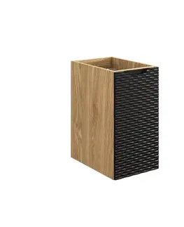 Skrinky do kúpeľne ArtCom Závesná skrinka do kúpeľne OCEAN Black 81-30-1D