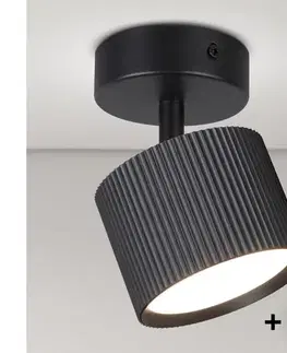 Svietidlá Brilagi - LED Bodové svietidlo STRIPY 1xGX53/15W/230V čierne WO-GX-05-BLK-OEM