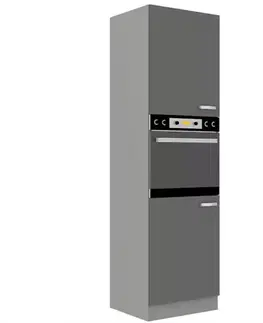 Kuchynské skrinky Skrinka do kuchyne  Grey 60 DP/210 2F