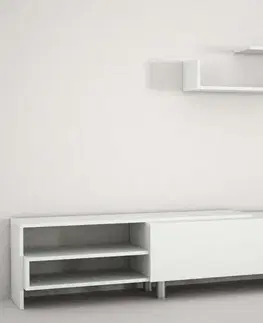 Obývacie steny DESIGN škandinávska obývacia stena, biela
