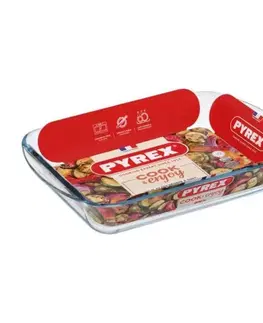 Pekáče a zapekacie misy PYREX Pekáč s ušami hranatý, 35x23x6cm, 2,7L, sklo číre PYREX KLC