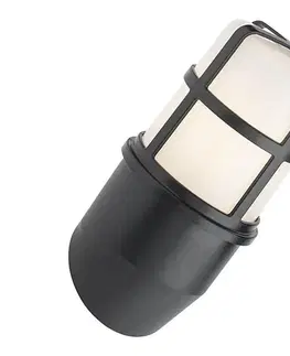 Svietidlá Redo 90204 - Vonkajšie nástenné svietidlo TRITON 1xE27/28W/230V IP54 čierna 90204