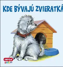 Leporelá, krabičky, puzzle knihy Kde bývajú zvieratká