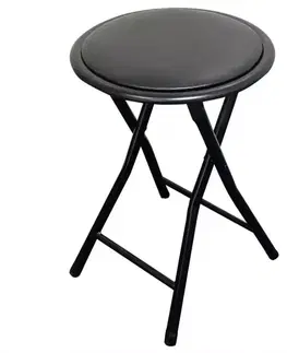 Stolčeky a hokerlíky Skladacia stolička Dr-9-702 Mateo 8263 Čierna