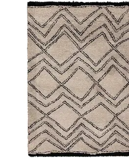 Koberce Koberec Royal Nomadic sand/black 120x170cm
