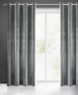 Závesy do spálne Záves SAMANTA 140X250 na priechodkách 398407