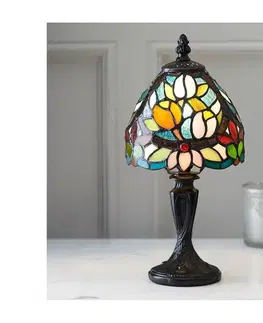 Lampy Endon 64331 - Stolová lampa Tiffany SYLVETTE 1xE14/40W/230V, priemer 15 cm 64331