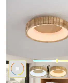 Svietidlá BRILAGI - LED stropné svietidlo FALCON WOOD MODERN LED/30W/230V pr. 45 cm drevo BRI529