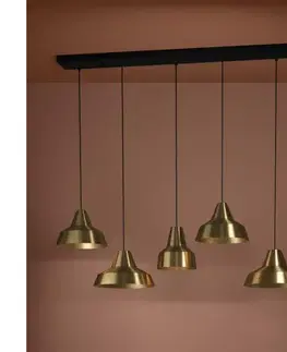 Svietidlá Eglo 390017 - Luster na lanku SAVARNA 6xE27/40W/230V zlatá 390017