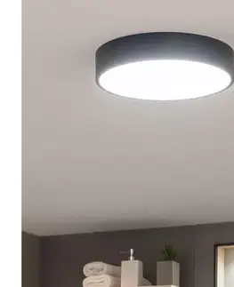 Svietidlá BRILAGI - LED Kúpeľňové stropné svietidlo POOL LED/24W/230V pr. 30 cm IP54 čierna FG-R300-24W-BLK