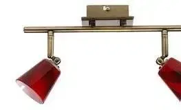 Stropná svetla Stropná lampa Murano 2X40W G9 patina