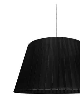 Svietidlá  Luster na lanku TIZIANO 1xE27/60W/230V čierna 31-27122