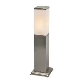 Zahradne stlpove lampy Moderné vonkajšie svietidlo 45 cm oceľ - Malios