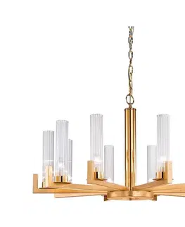 Svietidlá Kolarz 6009.81030 - Luster na reťazi RAGGIO 10xE14/25W/230V 24K zlato 6009.81030