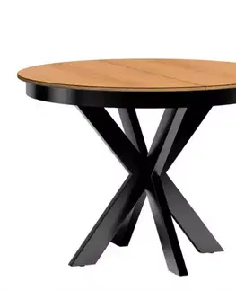 Jedálenské stoly Rozkladací stôl Fonti F10 110/150x110cm dub karamelový