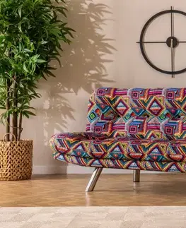 Pohovky a gauče Trojmiestna rozkladacia pohovka Misa Small Sofabed - Patchwork